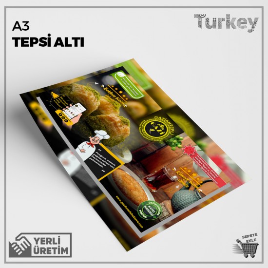 A3 Tepsi Altı